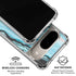 Aqua Blue Marble Ink Google Pixel 10 Clear Case
